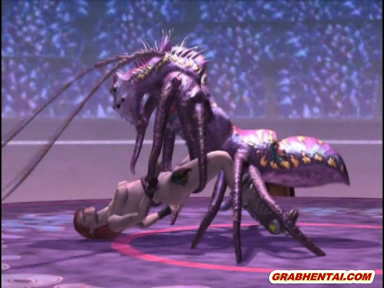 3d hentai gets ant monster fucked