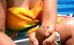 Handjobs At The Beach POV Compilation