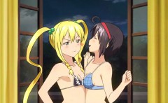 Horny Hentai Lezzy Girl Eats Pussy