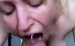 Naked Girlfriend Gets Jizzed On