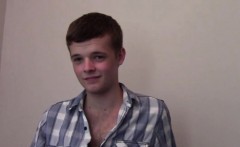 Twink amateur jizzes pov