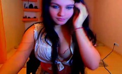 Hot Chick With Huge Titties Solo Masturbation