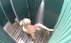 Amazing Czech Blonde in Pools Shower