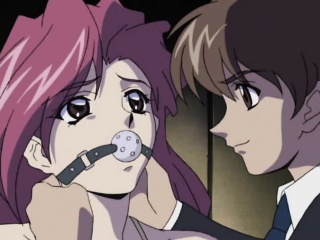 Gagged hentai girl gets toyed and recorded