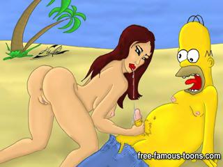 Famous cartoon celebrities sex