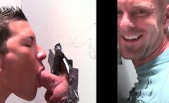 Bald Straight Dude Taking Gay Bj On Gloryhole