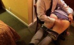 Extreme Red Ass After Hard Spanking Lesson