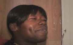 Black Crack Whore Sucking On White Dick Point Of View