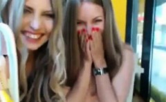 Hot Babe Nude In Public Places Restaurant On Camera