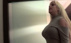 Big booty and boobs blonde fucks fake cop