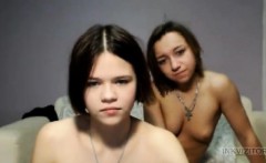 Hottest Amateur BBW Brunette Teen touches self on Webcam