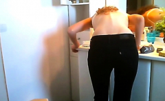 Spy Bathroom Cam Catch College Teen