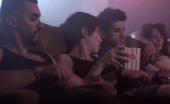 Muscle gay anal sex with cumshot