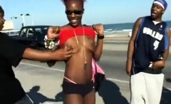 Ebony Teen Public Nudity Fr