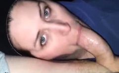 Sloppy slurping blowjob