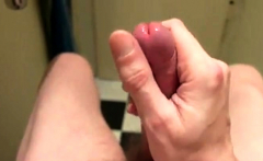 Uncut foreskin play and cum