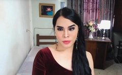 Hot Asian Trans Cock Live Jerking