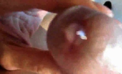 Swallowing A Hot Load Of Gooey Cum