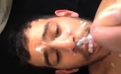 Arab Boy Take The Full Load Of Daddys Cum..