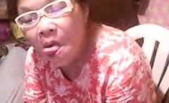 Asian granny Elizabeth 57 yr flashing 6 ( March 2014)