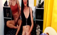 Two Sexy Shemales Fucking And Sucking