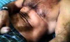 Moustache dady jerking off (no cum)