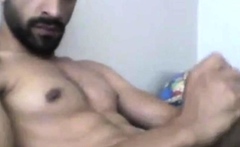 Turkish handsome hunk with big cock cumming