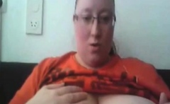 Bbw Play with Her Huge Fat Boobs