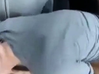 Blow job in car at the park