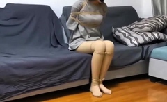 Asian Pantyhose Bondage