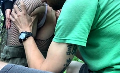 Fucking Faery With Fishnets In The Forest