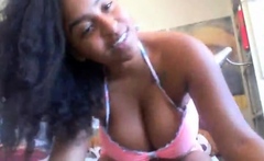 Hot Black Maid Does Some Webcam Black and Ebony