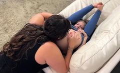 Brunettes Lesbian Pussy Masturbation Time