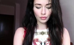 Teen Cute Italian Brunette Solo At