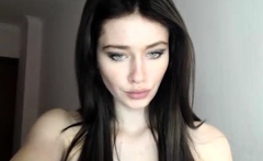 Hottest brunette solo webcam masturbation 2