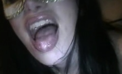 hardcore amateur blowjob and cumshot on the face