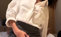 Amateur teen Blowjob with hardcore drilling