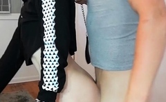 European shemale tranny gives anal session