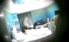 Cute amateur Asian web cam girl teases her great body