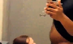 Brunette Slut Gives Blowjob To Big Cock Outdoors