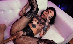 Tattooed Charmer Aurora Anarchy Gets Fantastic BDSM Pleasure