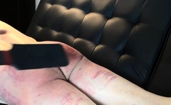 Paddling An Already Red And Raw Ass
