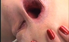 Busty blonde amateur anal pov