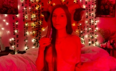 Hottest brunette solo webcam masturbation 2