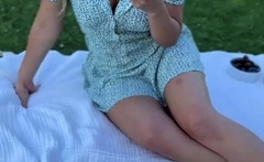 Picnic In Paradise With Busty Blondie Tru Kait