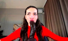 Amateur brunette ariana marie solo toying