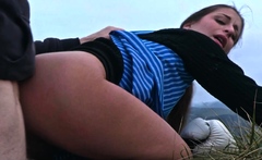 Rough Anal Bdsm And Atm On The Beach
