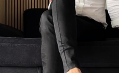 Brunette and her toys have close up masturbation sex