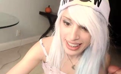 Blonde Teen Solo Masturbating On Webcam