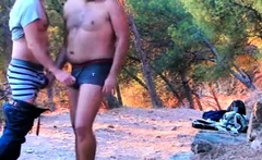 Bareback Orgy Outdoors